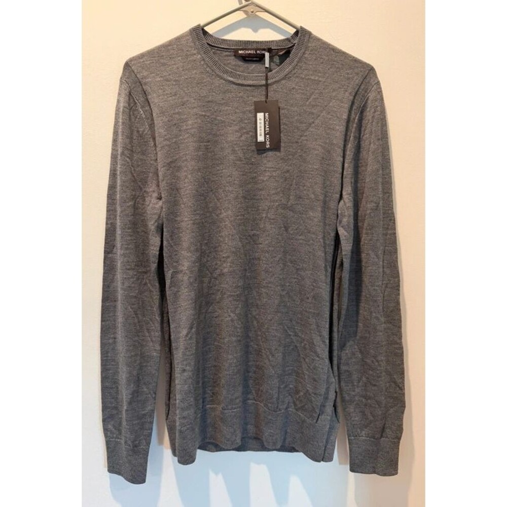 Michael Kors Men's Washed Merino Wool Sweater